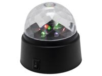 LED discolamp 9.5 cm multi b/o 3xAA HIT - Hit - thumbnail