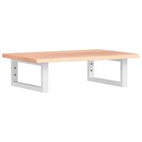 Badkamer wandschap staal en massief eikenhout - thumbnail