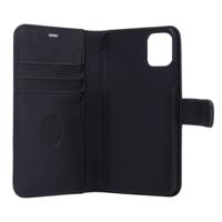 RadiCover - Radiationprotected Mobilewallet Leather iPhone 11 2in1 Magnetskal (3-led RFI ) - Black - thumbnail