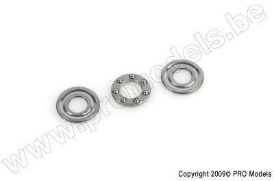 Druklager, 5X12X4 - F5-12G, (2 st)