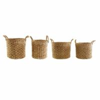 Mandenset DKD Home Decor Jute (4 pcs) - thumbnail