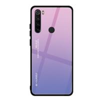 Voor Xiaomi Redmi Note 8 gradiënt kleur glas geval (licht paars) - thumbnail