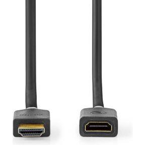 Nedis High Speed HDMI-Kabel met Ethernet | HDMI Connector | HDMI Female | 4K@60Hz | ARC | 18 Gbps | 2.00 m | Rond | PVC | Antraciet | Doos - Nedis High Speed HDMI-Kabel met Ethernet | HDMI Connector | HDMI Female | 4K@60Hz | ARC | 18 Gbps | 2.00 m | Rond | PVC | Antraciet | Doos -
