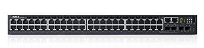Dell Netwerken S3148 - Commutateur - C3 - Géré - 48 x 10/100/1000 + 2 x 10 Gigabit SFP+ + 2 x SFP Gigabit combiné - flux d'air de l'avant vers l'arrière - Montable sur rack Smart Value