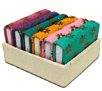 Spiritueel Notitieboekjes in Handgemaakt Doosje (Set van 6) - thumbnail