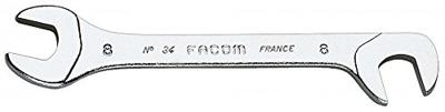 Facom steeksleutel micromechanica, bek 15° en 75° gebogen 16 mm - 34.16
