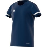 Adidas T19 Short Sleeve Tee Meisjes Marine - thumbnail