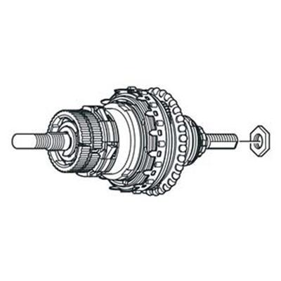Shimano nexus 3 remnaaf binnenwerk 178mm y35u98020