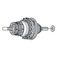 Shimano nexus 3 remnaaf binnenwerk 178mm y35u98020 - thumbnail
