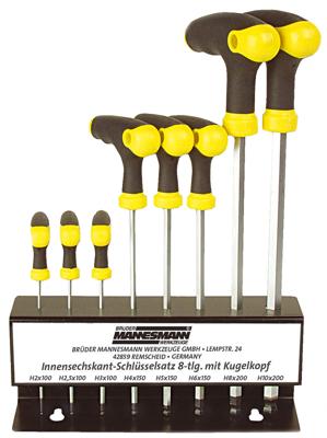 Brüder Mannesmann Inbus T-greepset 8 dlg (Hobby) - 18165 Brüder Mannesmann Inbus T-greepset 8 dlg (Hobby) - 18165