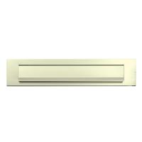 AXA Briefplaat Curve Plus dd38-54mm Inox - thumbnail