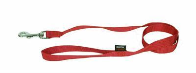 Martin hondenriem basic nylon rood Martin hondenriem basic nylon rood