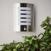 Brilliant Todd 47698/82 Buitenlamp met bewegingsmelder (wand) E27 60 W RVS - thumbnail