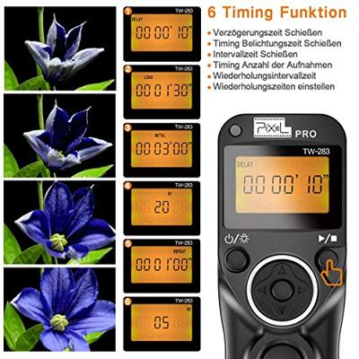 Pixel timer remote control draadloos tw-283/n3 voor canon