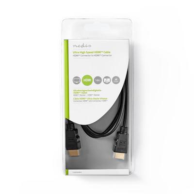 Ultra High Speed HDMI-Kabel | HDMI-Connector - HDMI-Connector | 1,00 m | Zwart