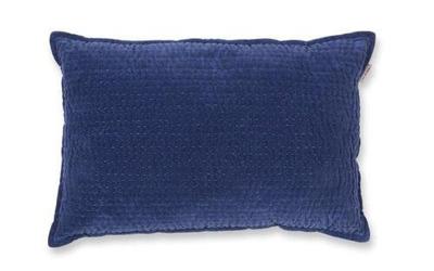 Pip Studio Pip Studio Velvet Sky sierkussen Donkerblauw 40x60 cm