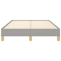 Bedframe zonder matras 120x190 cm stof lichtgrijs - thumbnail