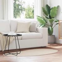 VidaXL Vloerkleden huarte beige 80 x 150 cm polyester - thumbnail