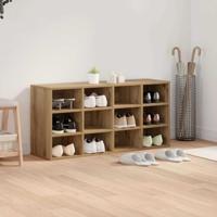 Schoenenkast Artisan Eiken 103 x 30 x 51 cm Bewerkt hout - thumbnail