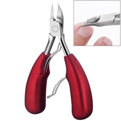 Professionele nagel Clipper voor paronychia roestvrijstalen Olecranon nagel Nipper (rood)