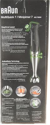 Braun MQ7000X Staafmixer Zwart - thumbnail