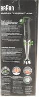 Braun MQ7000X MultiQuick 7 Staafmixer Zwart/Staal - thumbnail