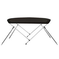 VidaXL Biminitop 2 bogen 180x150x110 cm zwart - thumbnail
