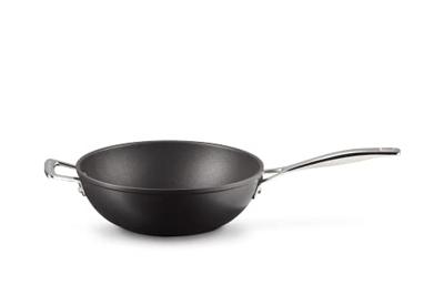 Le Creuset Wokpan met steel - Les Forgées TNS - ø 26 cm / 3.4 liter - standaard anti-aanbaklaag