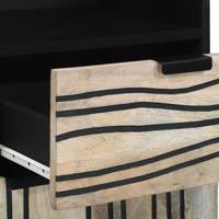 Badkamerkast met plank Bruin en zwart 38 x 33 x 160 cm - thumbnail