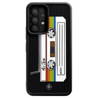 Samsung Galaxy A52(s) zwarte case - Cassette mixtape - thumbnail