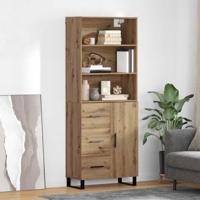 Hoge kast met lade Artisan Eiken 69,5 x 34 x 180 cm - thumbnail