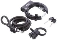 Ringslot Axa Solid Plus ART2 met insteekkabel Newton PL150 - zwart (op kaart) - thumbnail