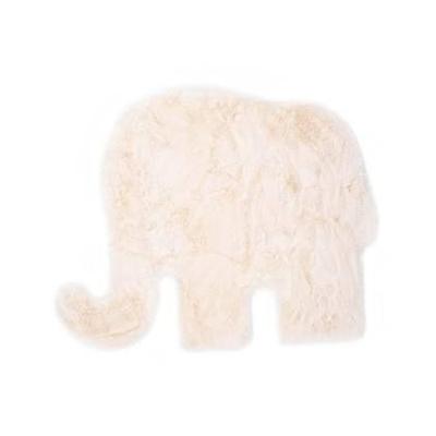 Tapeso Kindervloerkleed Olifant - Fluffy crème - 80x100 cm Tapeso Kindervloerkleed Olifant - Fluffy crème - 80x100 cm