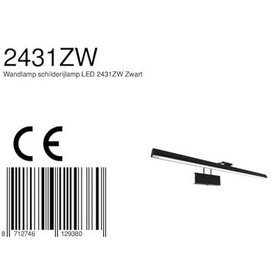 Steinhauer Wandlamp Litho schilderij 2431 zwart