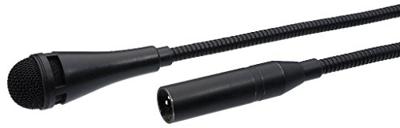 Monacor DMG-450 Spraakmicrofoon Zwanenhals Zendmethode:Kabelgebonden Incl. windkap Microfoon (3.5 mm jackplug), Microfoon (6.3 mm jackplug) Kabelgebonden