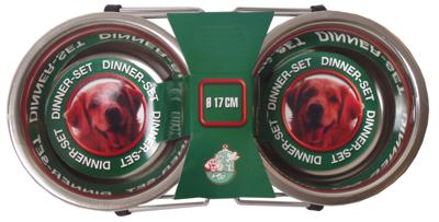 Hondenbak set 2 rvs bakken 17 cm Gebr de Boon - Gebr de boon