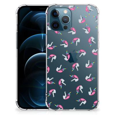 Doorzichtige Silicone Hoesje voor iPhone 12 | 12 Pro Unicorns Doorzichtige Silicone Hoesje voor iPhone 12 | 12 Pro Unicorns