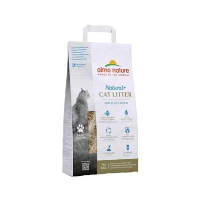 Almo Nature Grain Texture plantaardige kattenbakvulling 4 x 4 kg Almo Nature Grain Texture plantaardige kattenbakvulling 4 x 4 kg