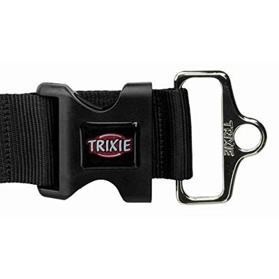 TRIXIE HALSBAND HOND PREMIUM ZWART 55-80X5 CM - thumbnail