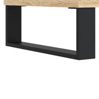 Platenkast 85x38x48 cm bewerkt hout sonoma eikenkleurig - thumbnail