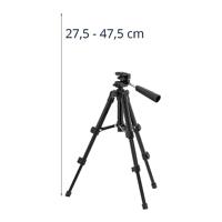 Steinberg Systems SBS-TRIPOD-106 statief 276-474 mm schroefdraad 1/4 inch statief universeel statief, fotocamera, videocamera, kruislijnlaser, mobiele telefoon statief - thumbnail