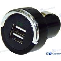 Conectores y extensores GS11012 - BASE 12/24 V 2 USB CARGADOR 5V 3.4A - thumbnail