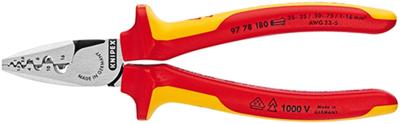 Knipex Adereindhulstang 0,25-16,0 mm VDE - 97 78 180 - 9778180 - thumbnail