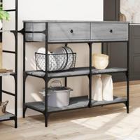 Keukentrolley 105x42x95 cm bewerkt hout grijs sonoma eikenkleur - thumbnail