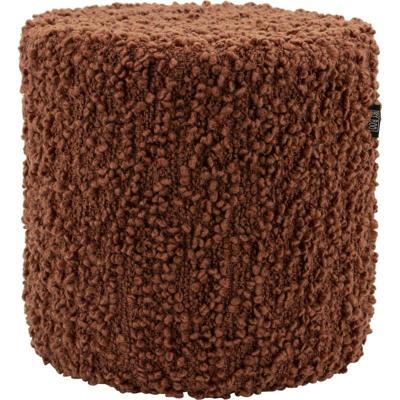 By-Boo Poef 'Vista' 40cm, kleur Terracotta