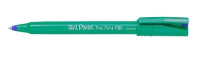 Pentel Roller Ball R50/R56 blauw, medium schrift