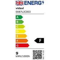 LED-buitenlamp 9 W ovaal zwart - thumbnail