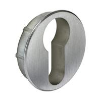 Junie cilinderrozet 7421 mat nikkel rond 35mm - thumbnail