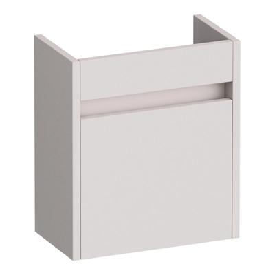 Brauer Adore Fonteinkast - 40 cm - met 1 Deur Greeploos Rechtsdraaiend - Mat Zand