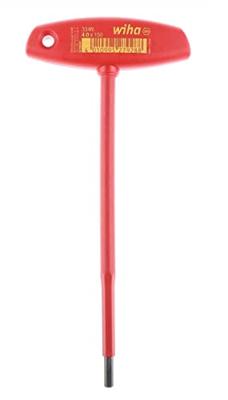 Wiha 334N040150 Stiftsleutel met dwarsgreep electric zeskant 4.0 mm x 176 mm - 27928